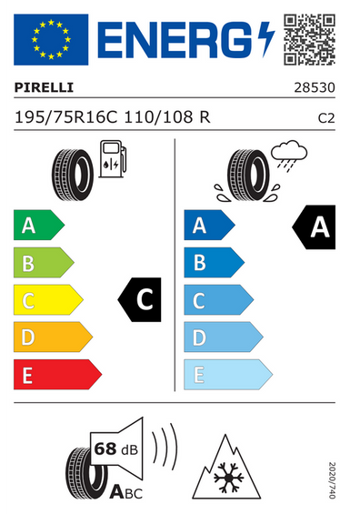 Neumáticos Pirelli Carrier All Season 215/65 R16 109T