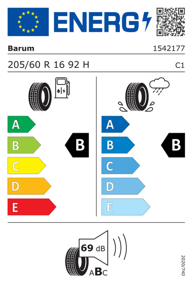 Anvelope Barum BRAVURIS 6 EV 205/60 R16 92H
