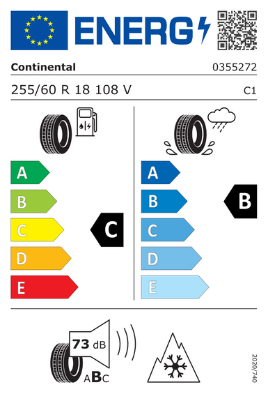 Anvelope Continental Contiwintercontact TS 850 P 255/60 R18 108V