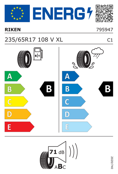 Pneumatiky Riken SUMMER 3 235/65 R17 108V