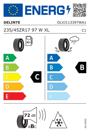 Ελαστικά Delinte AW7 235/45 R17 97W