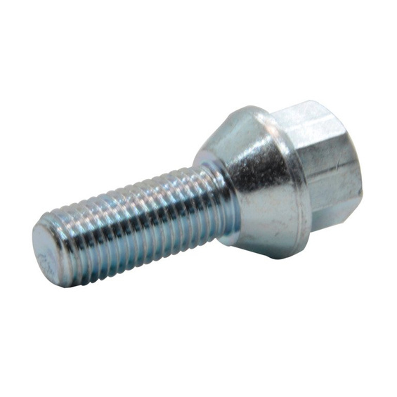 Fixing screw M12x1.5 / 28mm / cone / galvanized / K17