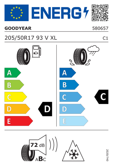 Pneumatici Goodyear ULTRAGRIP PERFORMANCE 3 XL FP 205/50 R17 93V