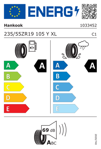 Neumáticos Hankook iON evo IK01A 235/55 R19 105Y