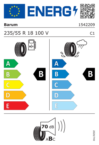 Pneumatiky Barum BRAVURIS 6 FR EV 235/55 R18 100V