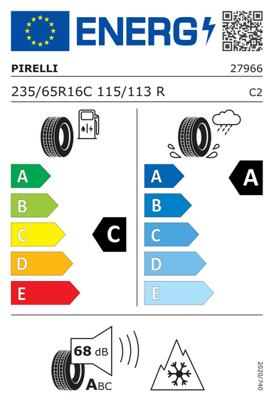 Pneus Pirelli Carrier All Season 235/65 R16 115R