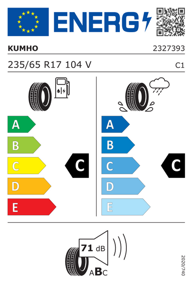 Pneumatiky Kumho Crugen HP71 235/65 R17 104V
