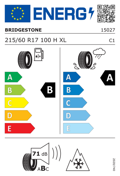 Pneus Bridgestone BLIZZAK LM005 XL 215/60 R17 100H