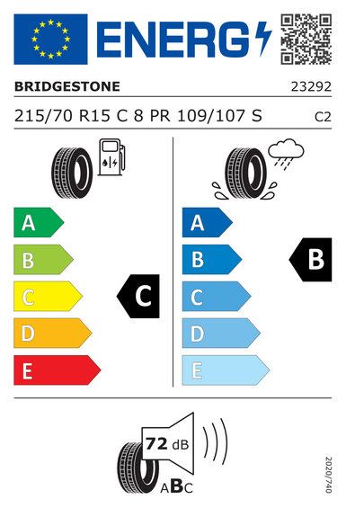 Pneumatiky Bridgestone DURAVIS R660 215/70 R15 109S