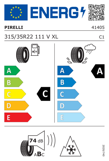 Pneumatici Pirelli Scorpion Winter 2 XL FR R-F 315/35 R22 111V