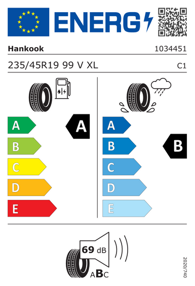 Neumáticos Hankook iON evo IK01 235/45 R19 99V