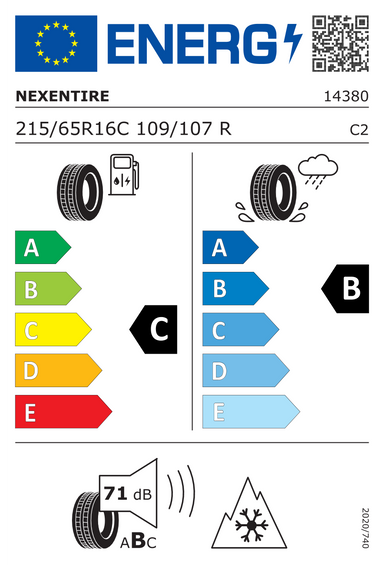 Neumáticos Nexen WINGUARD WT1 215/65 R16 109R