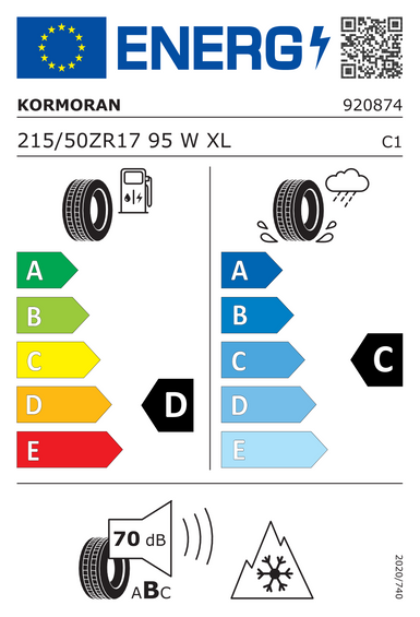 Pneumatiky Kormoran ALL SEASON XL FR 215/50 R17 95W