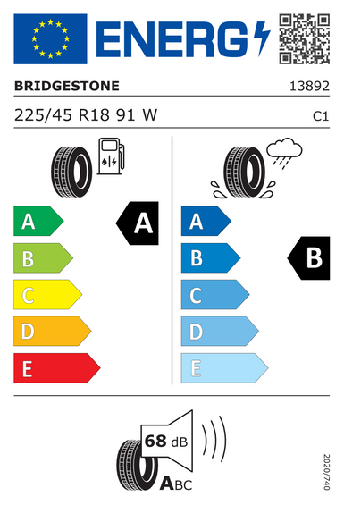 Anvelope Bridgestone TURANZA T005 FR MO 225/45 R18 91W
