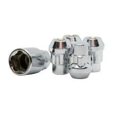 Locking nuts for aluminum rims M12x1.25 / closed / chrome / K19/21