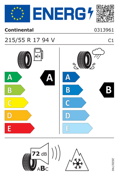 Neumáticos Continental AllSeasonContact 2 (+) EV 215/55 R17 94V