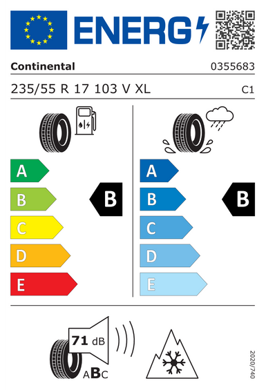 4x KOLESÁ 17 Zimné RENAULT TRAFIC III X82 FL Continental 235/55 R17