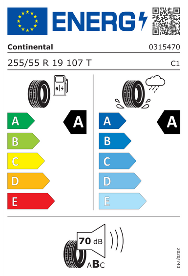 Pneumatici Continental EcoContact 7 255/55 R19 107T