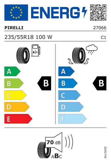 Pneus Pirelli Scorpion Verde 235/55 R18 100W