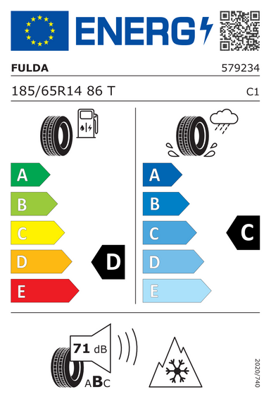 Anvelope Fulda MULTICONTROL 185/65 R14 86T