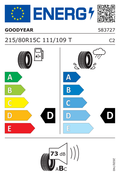 Pneus Goodyear WRANGLER ALL-TERRAIN ADVENTURE 215/80 R15 111T