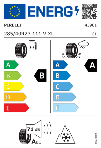Pneus Pirelli Scorpion Winter 2 XL FR 285/40 R23 111V