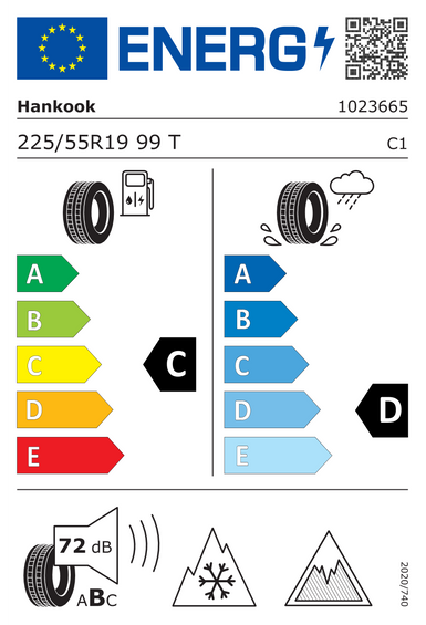 Neumáticos Hankook Winter I*cept X RW10 225/55 R19 99T