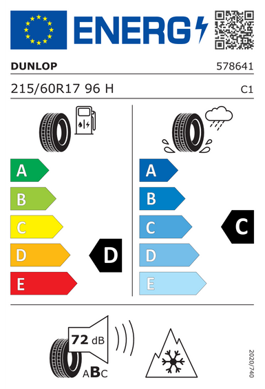 4x RUEDAS 17 Invierno BYD ATTO 2 ATTO 3 Dunlop 215/60 R17