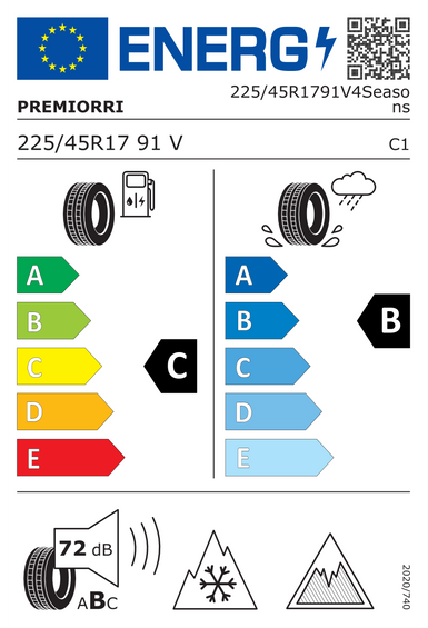 Pneumatici Premiorri VIMERO 4SEASONS 225/45 R17 91V