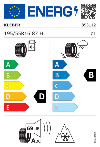 4x RODAS 16 Inverno DACIA LOGAN III LJI LOGAN II L52 K52 Kleber 195/55 R16