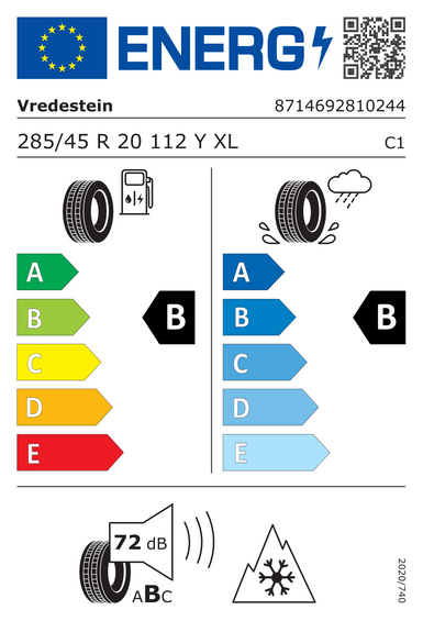 Pneumatiky Vredestein Quatrac Pro+ XL FSL 285/45 R20 112Y