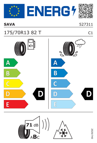 Pneus Sava ESKIMO S3+ 175/70 R13 82T