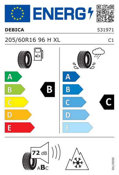 Anvelope Dębica FRIGO HP 2 XL 205/60 R16 96H