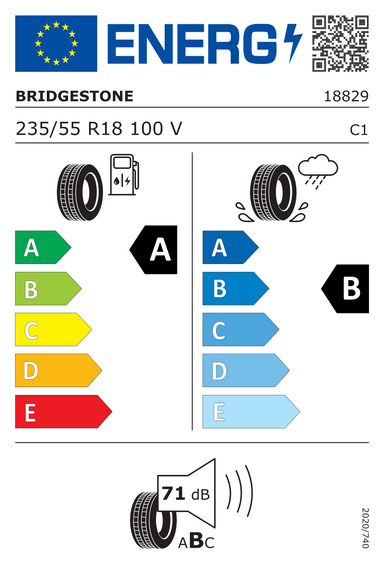 Pneumatiky Bridgestone TURANZA T005 235/55 R18 100V