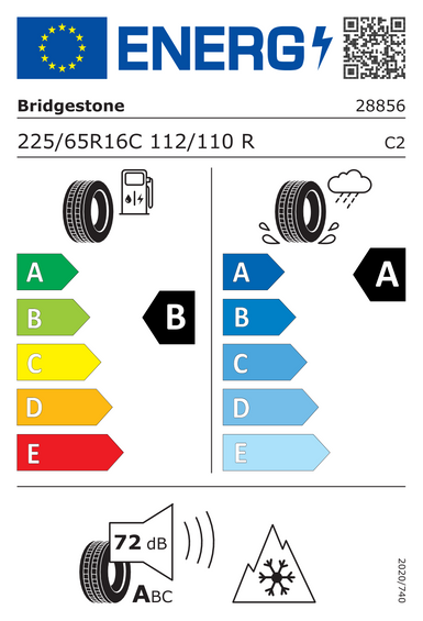Gumiabroncsok Bridgestone DURAVIS ALLSEASON 225/65 R16 112R
