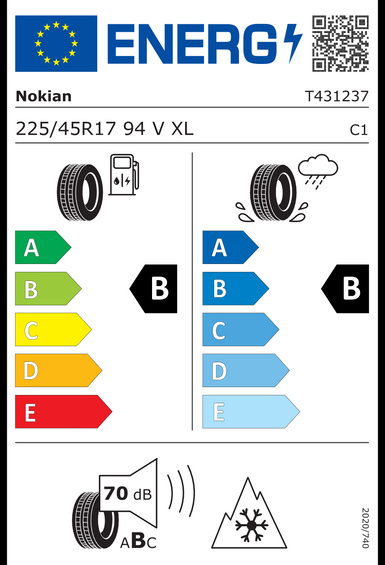 4x RUOTE 17 Invernali LEXUS IS XE30 Nokian 225/45 R17
